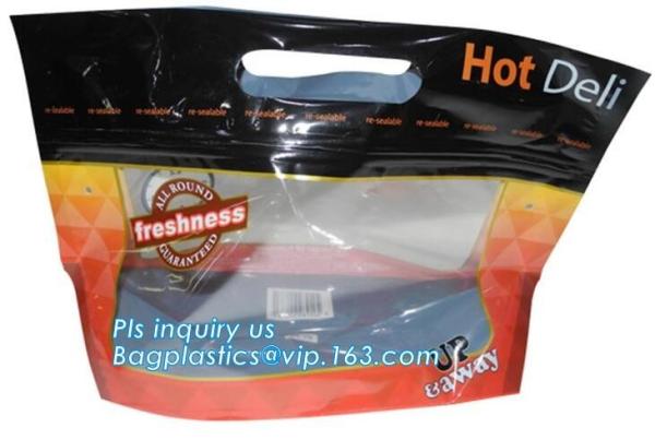 fried chicken bag for roast hot food packaging, food storage plastic hot chicken bags, Food pouch packaging Bags with ve