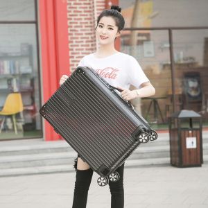 1988 ABS New versatile Front-Opening Suitcase 20-Inch Hard-Shell luggage with Spinner Wheels Front-Opening Pocket luggage