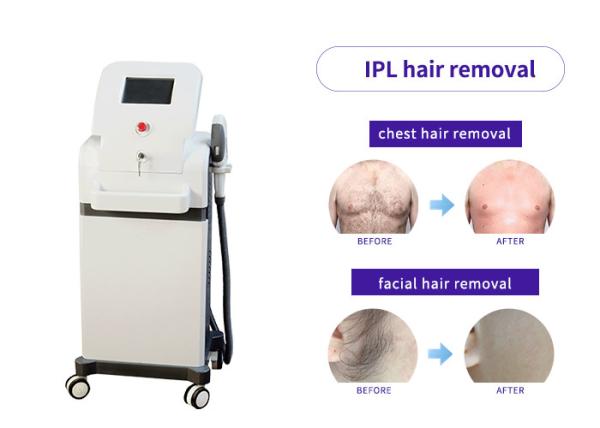 E Light Elos Laser Hair Removal System , Two Piece Ipl Laser Hair Removal Device