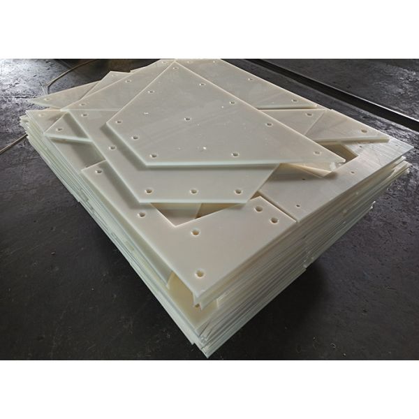 White Self Lubricating Property UHMWPE Plastic Silos Coal Bunker Liner Sheet