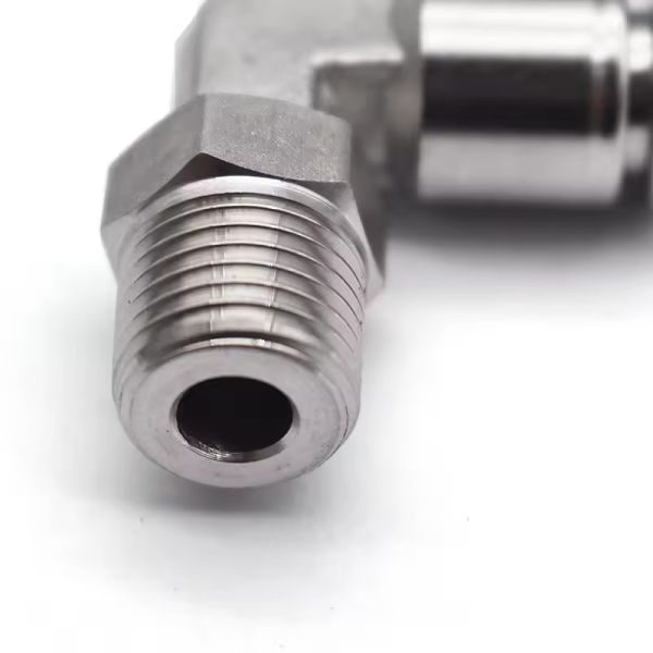 Нержавеющая сталь мужской толчок в локоть 1/4