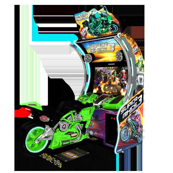 Unis super bike 3 coin operated game machine motor racing game video game machine