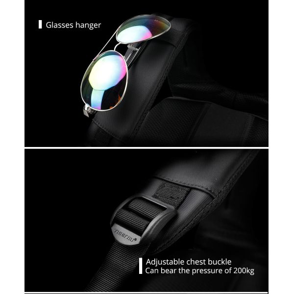 BSCI Usb Charging Business Travel Laptop Backpack For Men 29*9*20cm