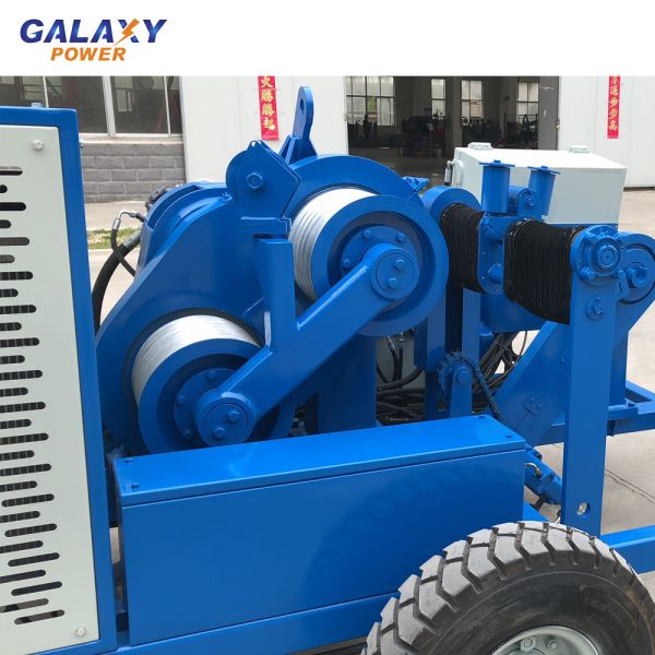 Max Pull Force 100kn Underground Cable Pulling Equipment 49.2hp Hydraulic Puller