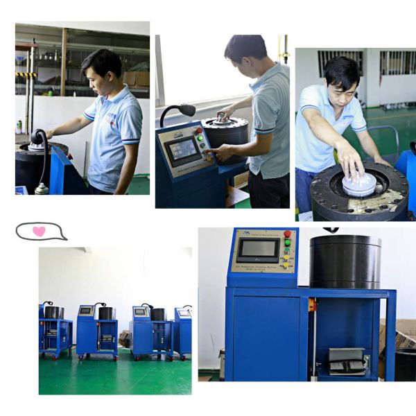 Touch Screen Hydraulic Hose Crimping Machine For Air Spring 220kg-250kg