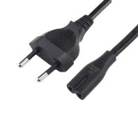 Pour la Russie CE VDE ENEC AC Europ 2 Prong IEC C7 prise électrique 2.5A 250V 2 broches Eu câble de puissance