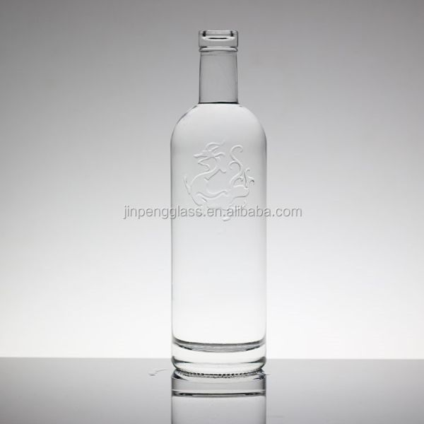 Стеклянные бутылки с винтажным дизайном в объеме 350 мл / 700 мл / 750 мл