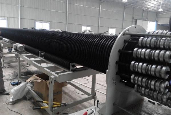 Single Screw PE Pipe Production Line HDPE Spiral Winding Tube Making Machine