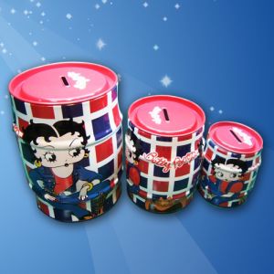 Paintable Gift Tin Cans Waterproof Christmas Cylinder