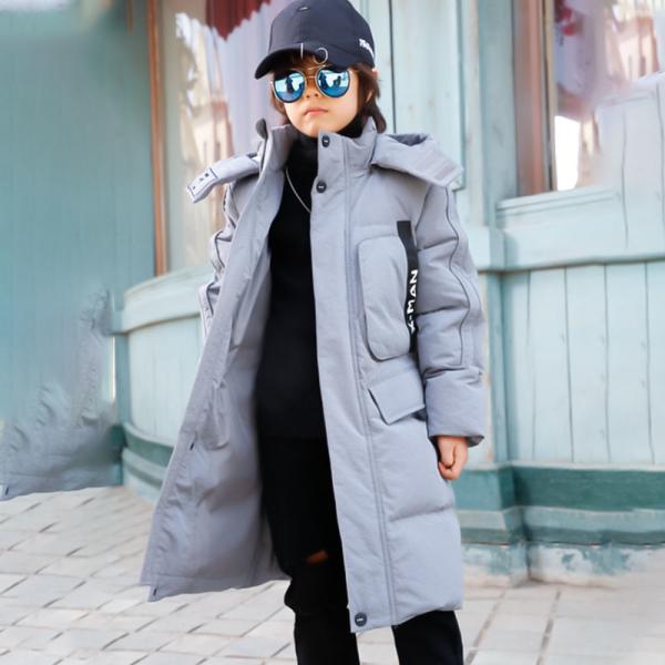 Bilemi Handsome Boy Duck Down Warm Coat Winter Jacket Fashion Kids Parka  for Teenagers