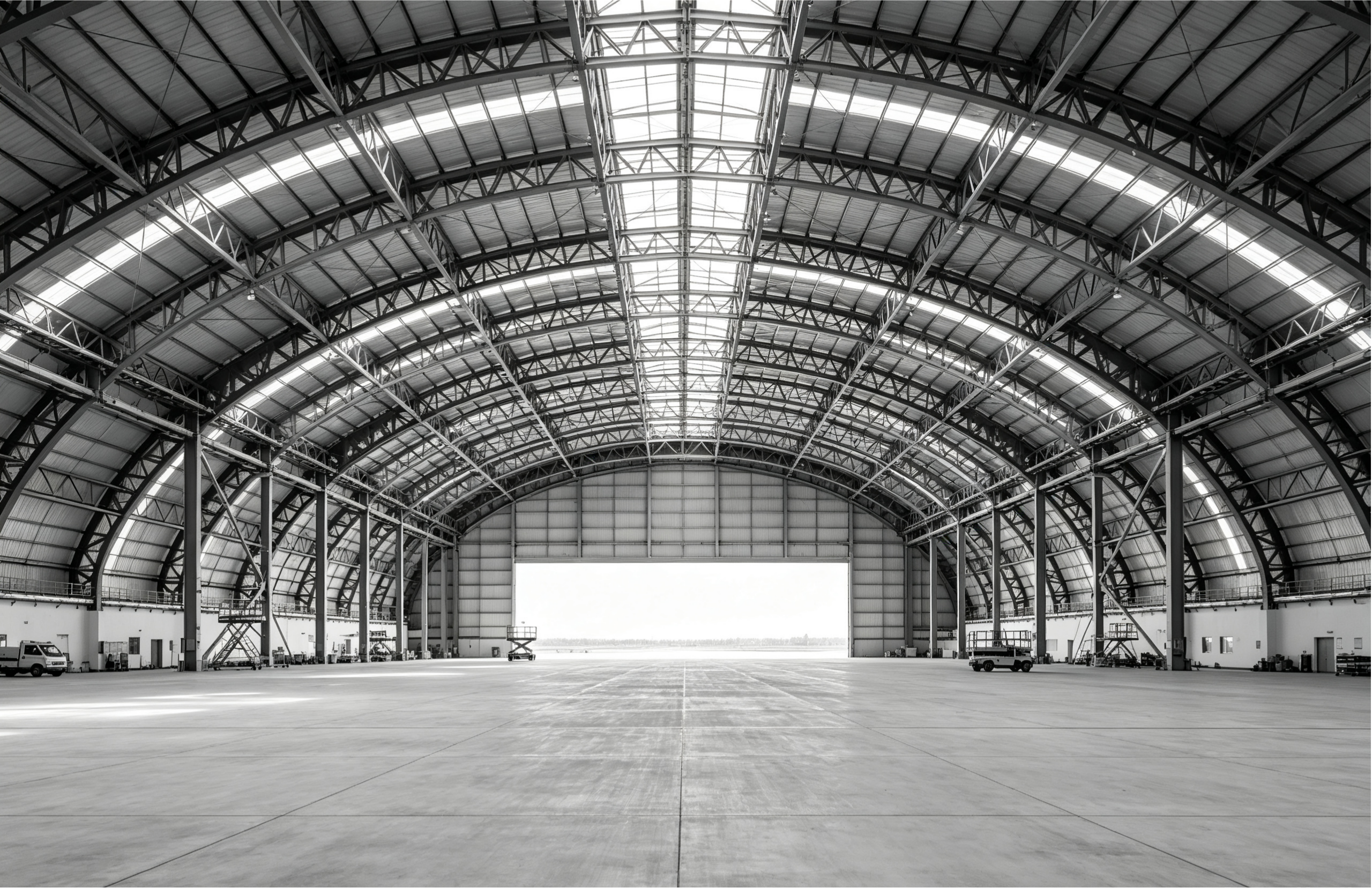 Aircraft-Specific Custom Engineering Steel Structure Hangar Prefabricated For Airplane Maintenance Storage