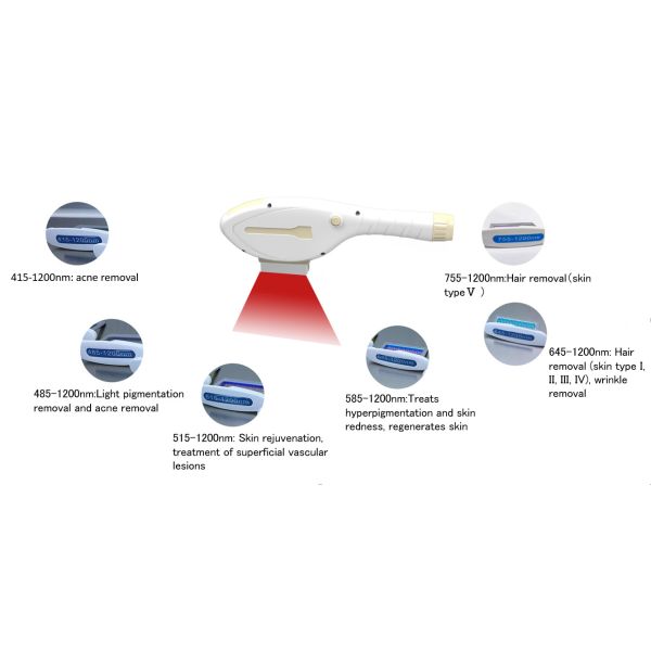 Phototherapy Ipl Rf Shr Hair Removal Machine Intense Pulse Light Skin Rejuvenation