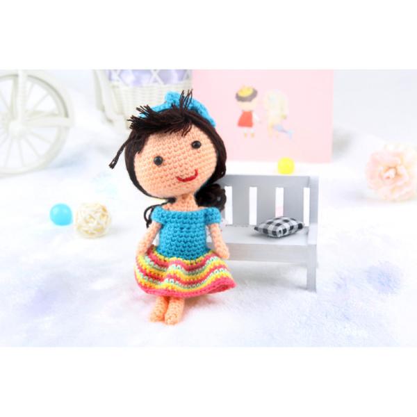 Knitted Wool Toy Material Package Stuffed Plush, Wool Crafts Handmade Crochet, Doll DIY, Crocheted Toy