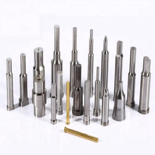 HSS Die Punch Pins Corrosion Resistant With Titanium Plating