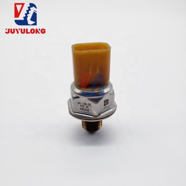 JUYULONG High Pressure Sensor Switch Fuel Rail Sensor 7PP4-2 344-7390 Auto Parts for  Construction Machinery Parts