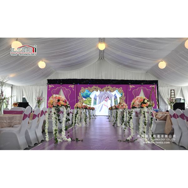 Aluminum And PVC White Face Summer 20x30 Party Wedding Ceremony Tent
