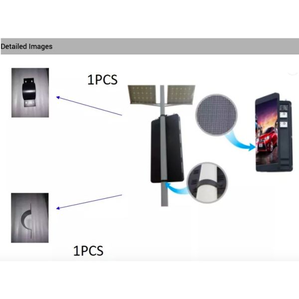 Smart City Road Street Pole Led Display Billboard P2.5 P3 P4 P5 P6 P8 Outdoor