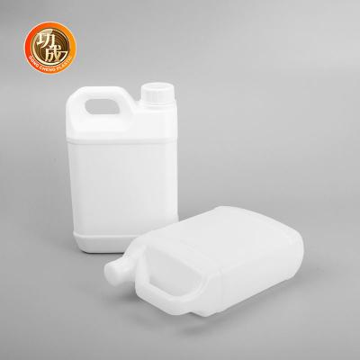 Garrafa de água plástica química engrossada vazia do PE com punho