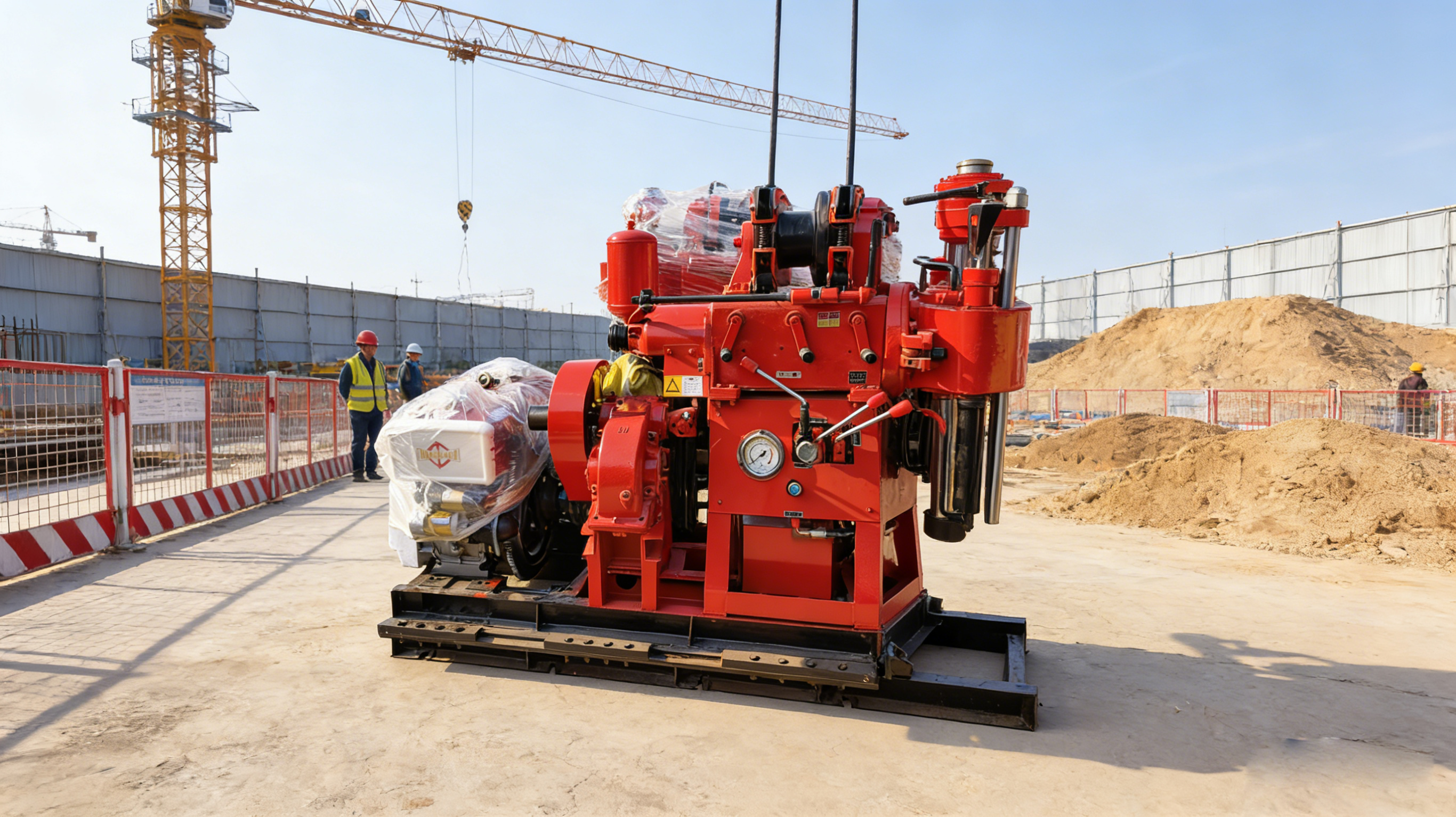 GK200 Drilling Rig With Multi-stage Variable Speed For Water Well Drilling