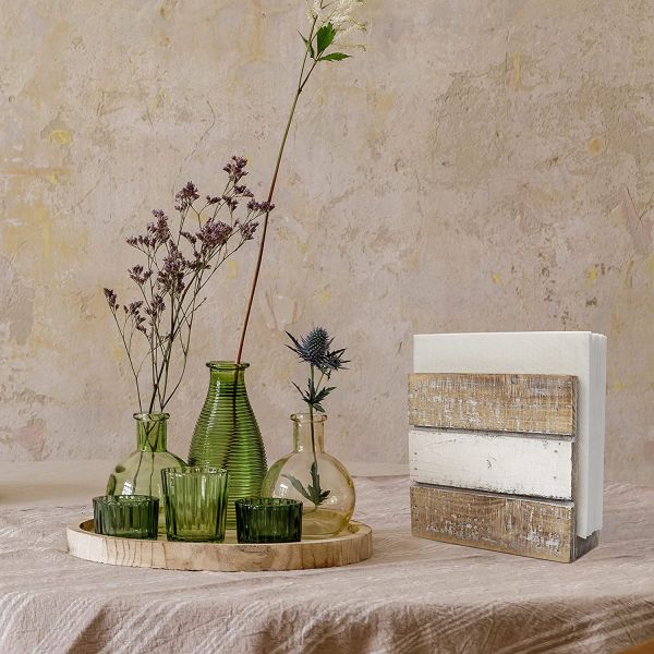 Customizable Rustic Napkin Holder for Farmhouse Decoration Printing Silk-screen/Burned