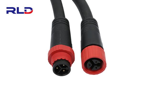 Screw Type IP68 Waterproof Outdoor Lighting Connectors 2 Pin 3 Pin