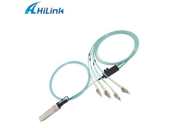 cabo ótico ativo 40G AOC QSFP+ do comprimento 1-10m 8 à aprovação do CE do LC QSFP-8LC-AOC