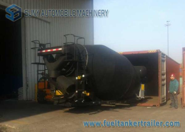 Black HOWO 6X4 Concrete Mixer Truck 7 Cubic Metre Drum Volume Mixing Capacity