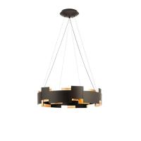 ODM accrochant de lampes du fer G9 travaillé de pendant de cuisine antirouille noire de lumière