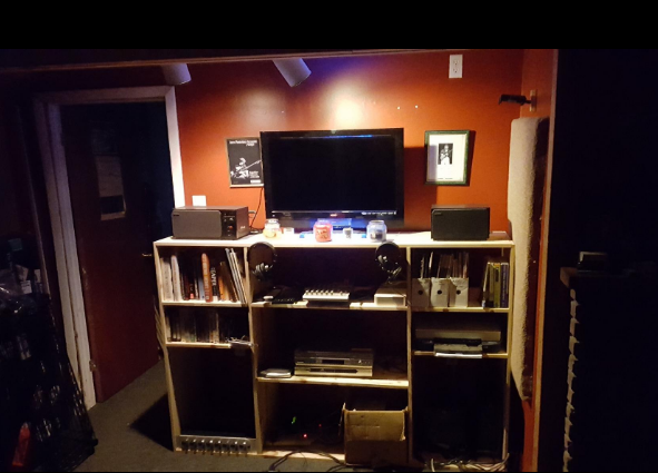 Стальная рельса для монтажа аудио Домашний театр Записывающая студия Окончание порошок черный