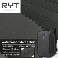 Tela de Oxford de la prenda impermeable de la capa del poliéster para la ropa y el bolso de la tienda