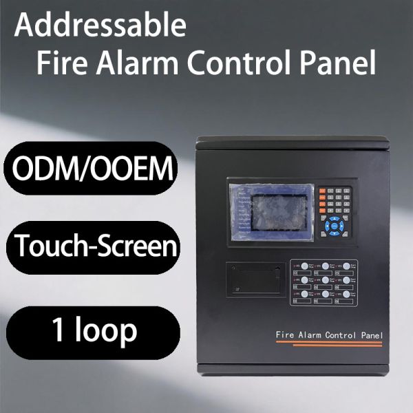 High-Rise Building Fire Safety Solution – Addressable Alarm System with Customizable Parameters, Touch Panel Display & LCD Screen, Enabling Quick Parameter Adjustment & Remote Monitoring Integration