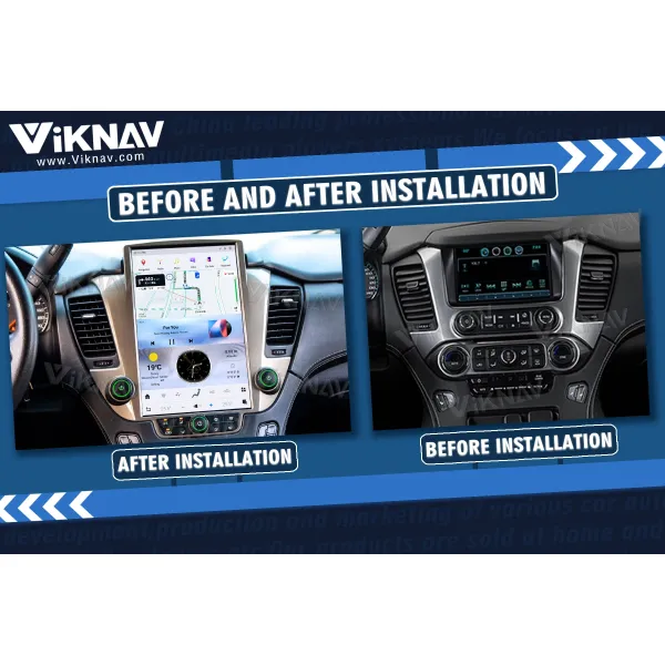 VIKNAV для Chevrolet Suburban Tahoe GMC Yukon 2014-2020 Обновление автомобильной аудиосистемы ODM