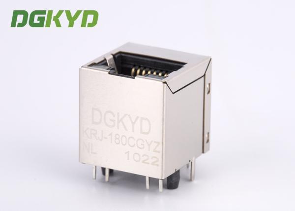 conector SUPERIOR do jaque RJ45 do Magnetics da ENTRADA de 180 graus com a montagem do PWB do transformador