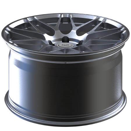 21 polegadas desconcertaram o preto 5*112 moeram as rodas forjadas da liga para McLaren