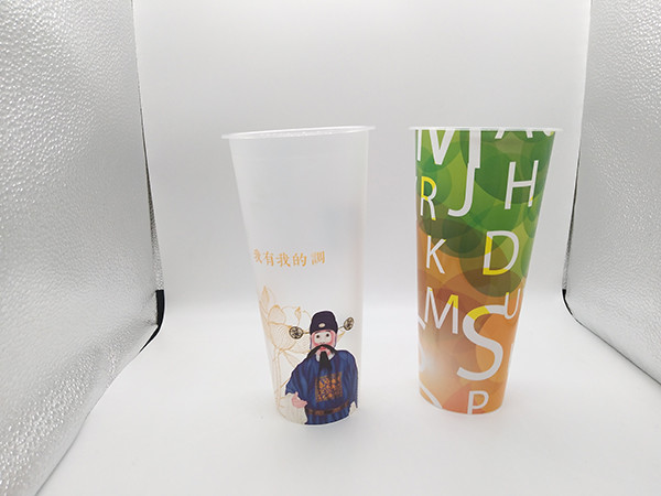 3D Lenticular Promotional Plastic Cup 17oz Capacity UV Printing FDA Certification