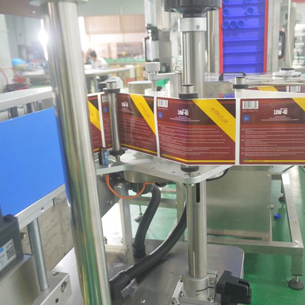 Pressão de ar 0,6-0,8Mpa Máquina de enchimento e rotulagem de óleo de cozinha com 3 cabeças