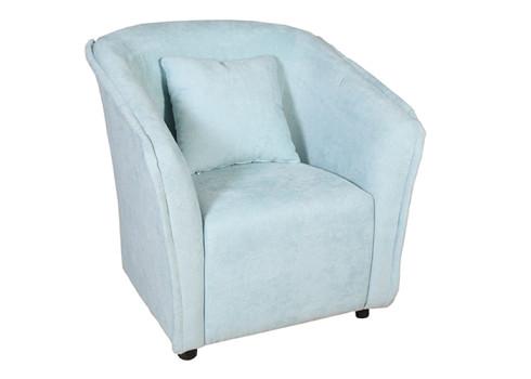 Smooth Surface Living Room Sofa Fabric Leisure Chair For Young People