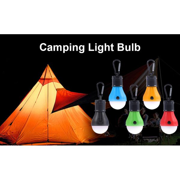 Tent Lamp Portable LED Tent Light Clip Hook Hurricane Emergency Lights LED Camping Bulb Camping Tent Lante