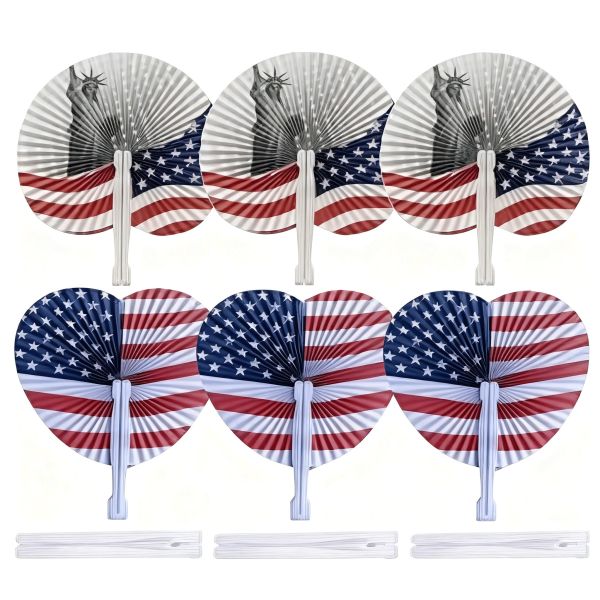 Factory Price Wedding Decor Heart-shaped Round Fan Hand Held Paper Fans With Plastic Handle