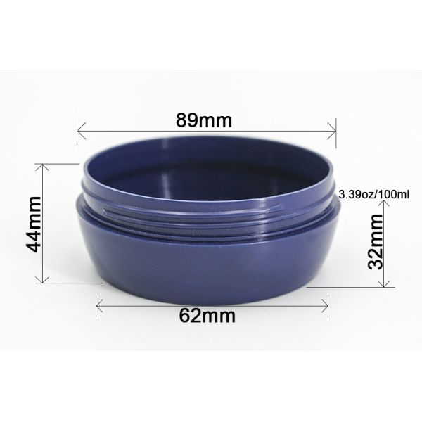 Blue Cylinder Hair Mask 44mm 3.38oz Cosmetic Cream Jars