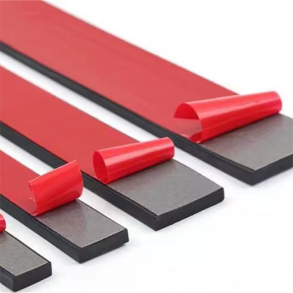 Self-Adhesive Soundproof Silicone Rubber Door Bottom Seal Strip Custom Processing & Cutting for Under Sweep & Stripping