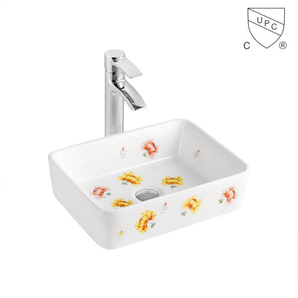 Красный коммерчески раковины Bathroom столешницы общего назначения керамический и черный таз мытья