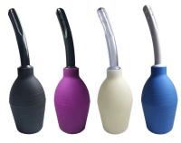 Seringa de borracha de viagem do bulbo do enema do silicone para 89 160 224 310mm limpos anais