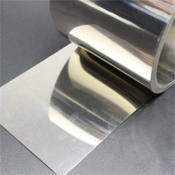 tira 321 347 316l de aço inoxidável de aço inoxidável ultra fina da folha 304 de 0.03mm