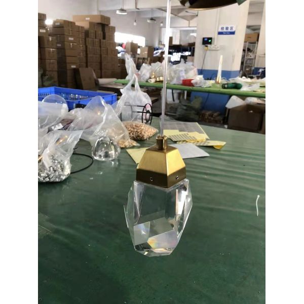 Large Crystal LED Chandelier Luxury K9 Diamond Crystal Hanging Light Living Room Pendant Lamp