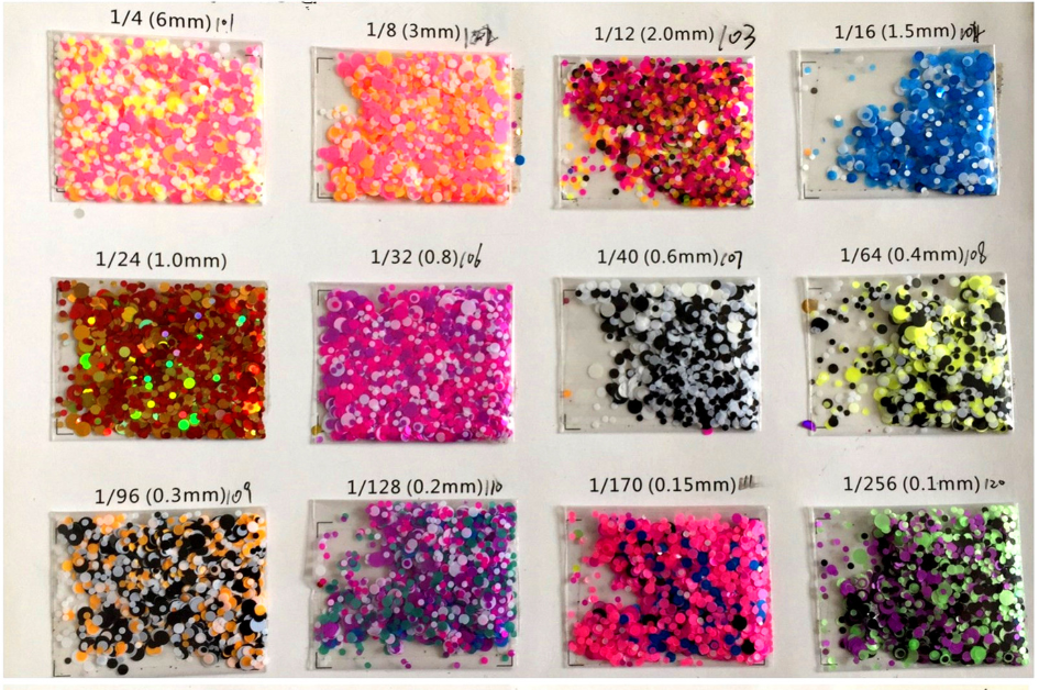 Thanksgiving Occasion 1mm2mm3mm Free Sample Dot Sequins Mix Glitter for Nail Face Body