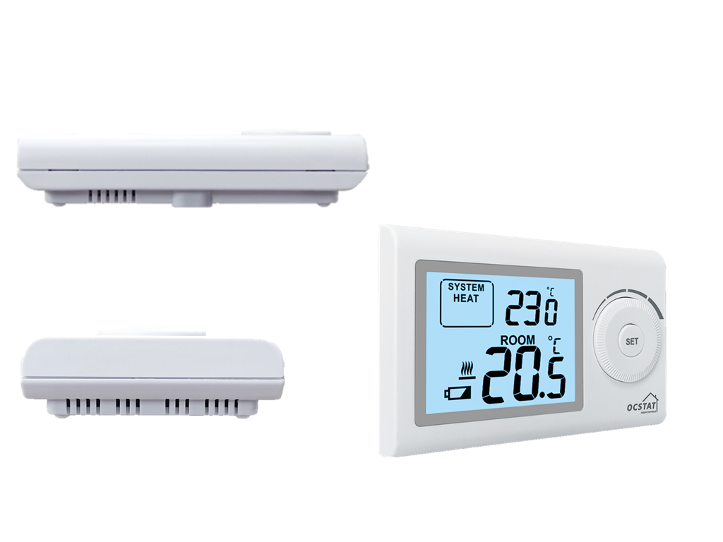 Riseem ABS 230V Smart Digital RF Непрограммируемый комнатный термостат для подогрева