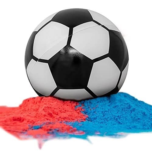 Gender Reveal Props Confetti Powder Filler 14*14*14cm Football for Baby Celebrations