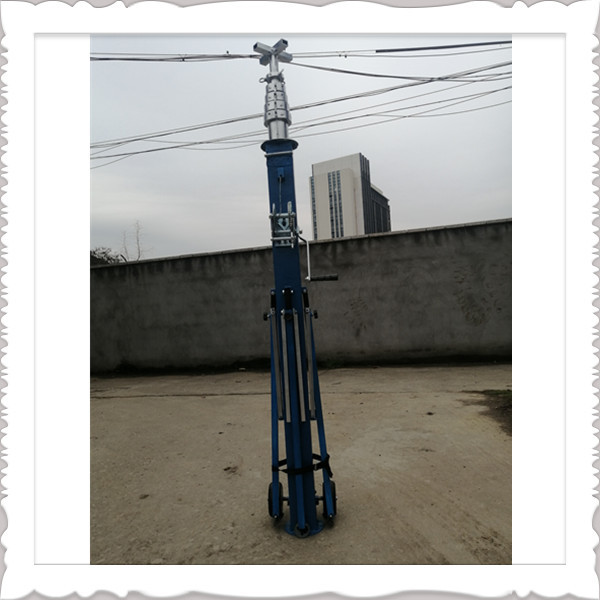 рангоут портативной алюминиевой антенны высоты 20m телескопичный