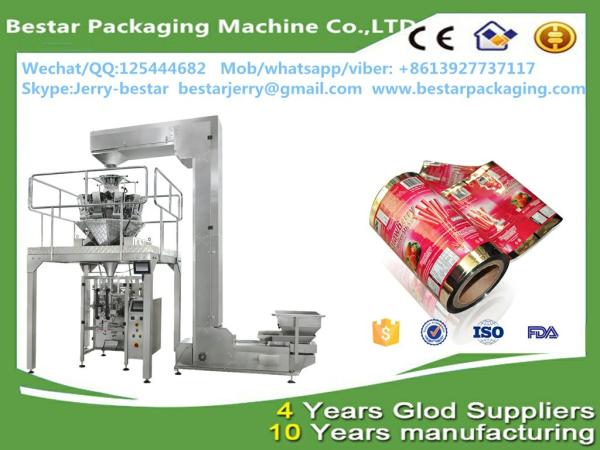 food grade custom design 500mm vacuum packing film & bestar packaging machine
